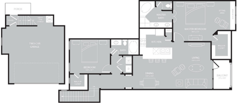 MOP B5T  floor plan at Villages of Magnolia, Texas, 77354